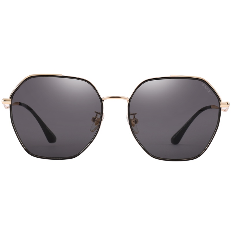 帕森新款太阳镜女 金属时尚方框高弹尼龙镜片防紫外线韩版潮墨镜女92035