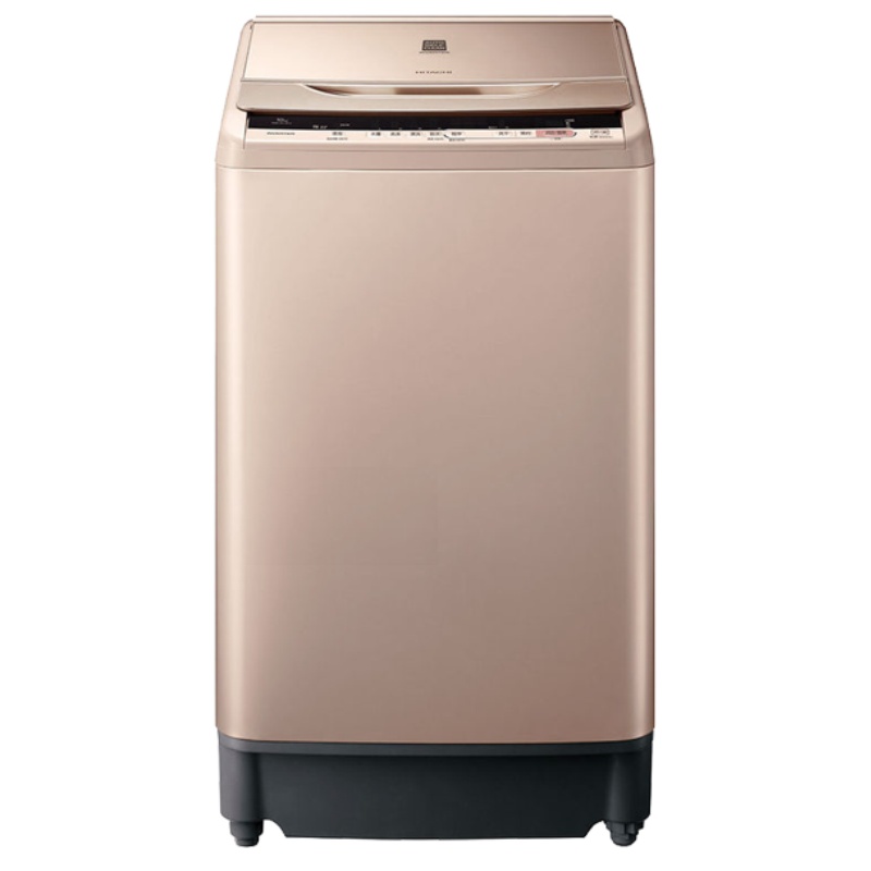 日立(HITACHI) 10公斤全自动变频波轮洗衣机大容量 瀑布强力洗 桶自洁 疏松理衣 XQB100-BCV