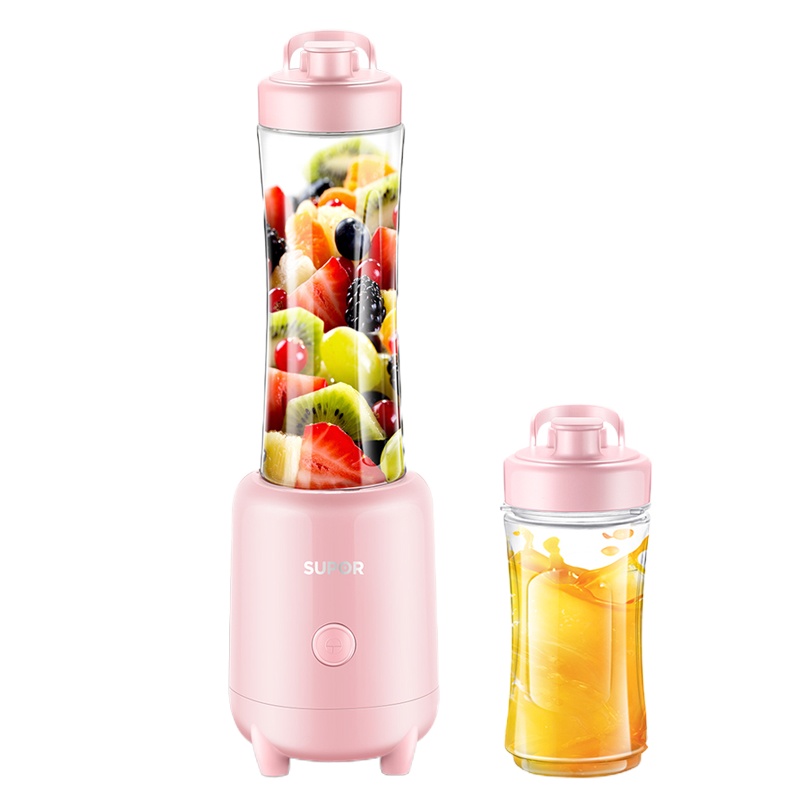 苏泊尔 JE18-300榨汁机家用全自动果蔬小型果汁杯迷你 0.9L