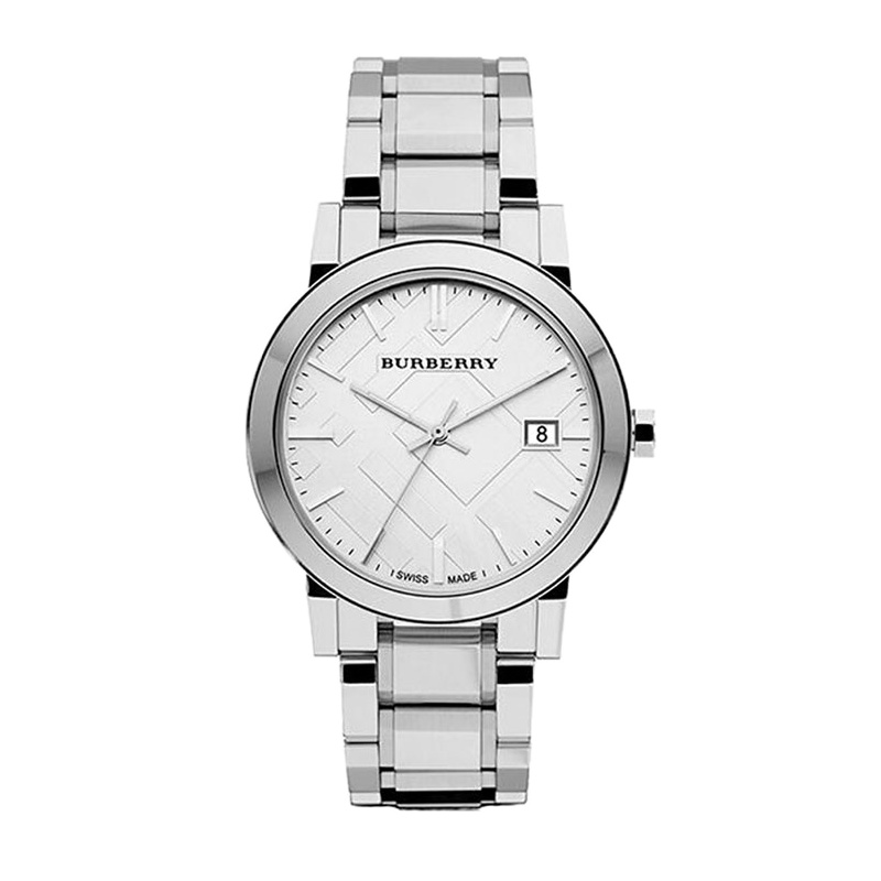 巴宝莉（Burberry）手表经典英伦休闲时尚女表 BU9100 白色