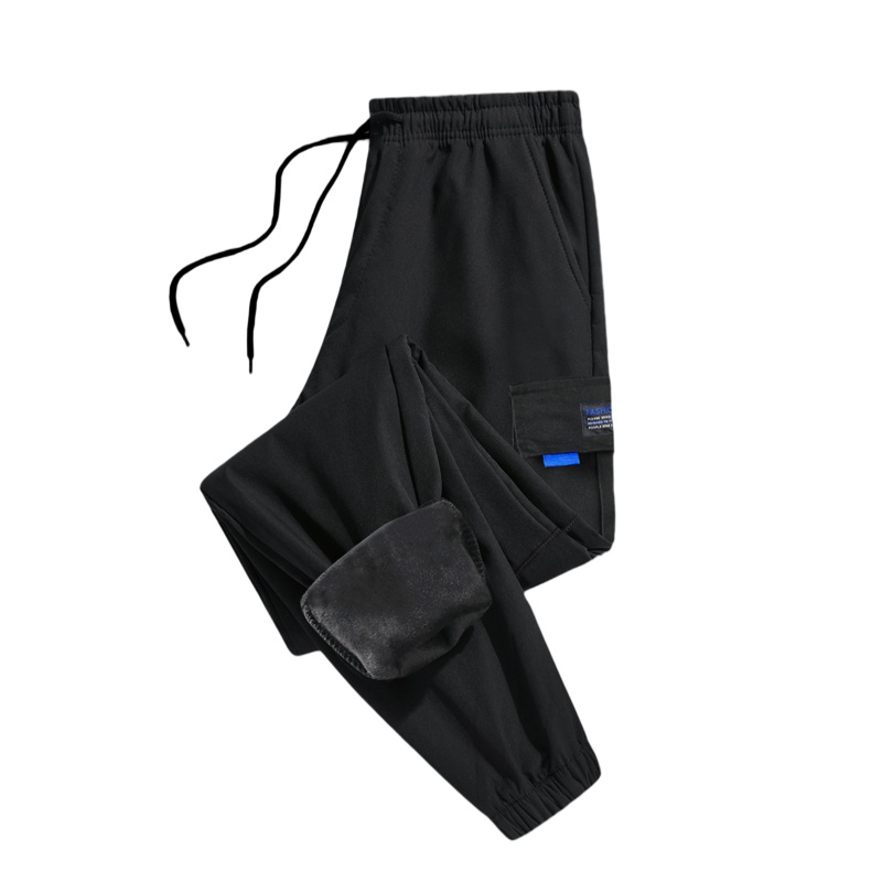 DEBRAND工装裤子男士春秋新款韩版休闲加绒加厚百搭潮流冬季长裤