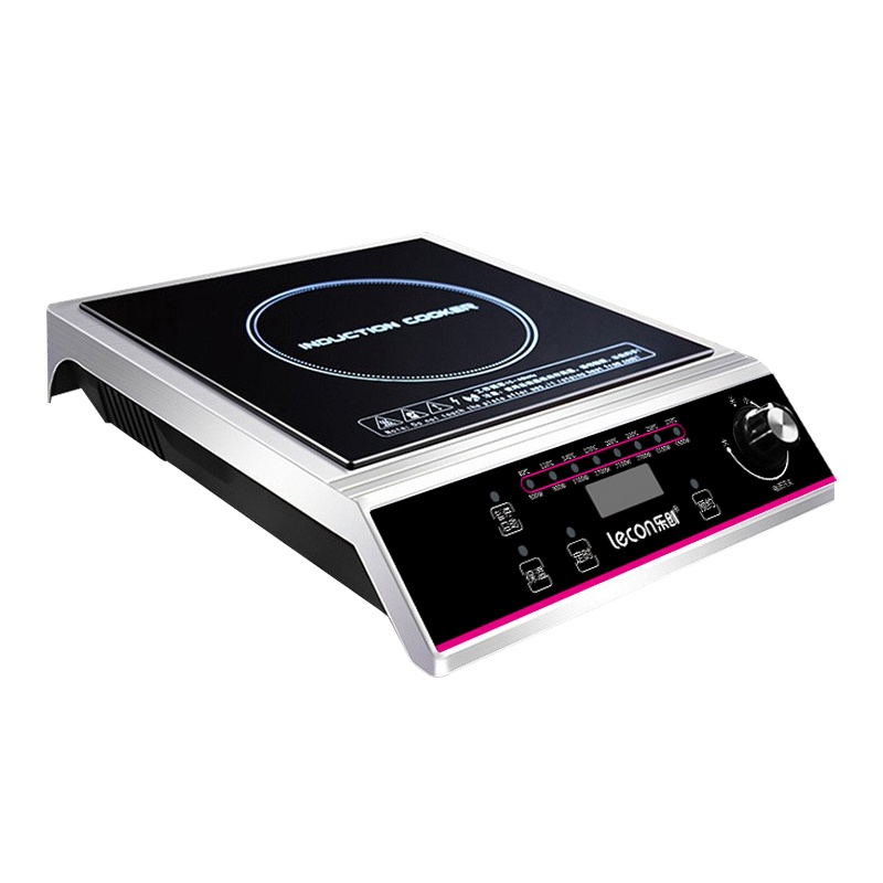乐创(lecon)电磁炉 LC-L12 家用火锅3500W平面旋钮式商用大功率爆炒厨房电磁灶