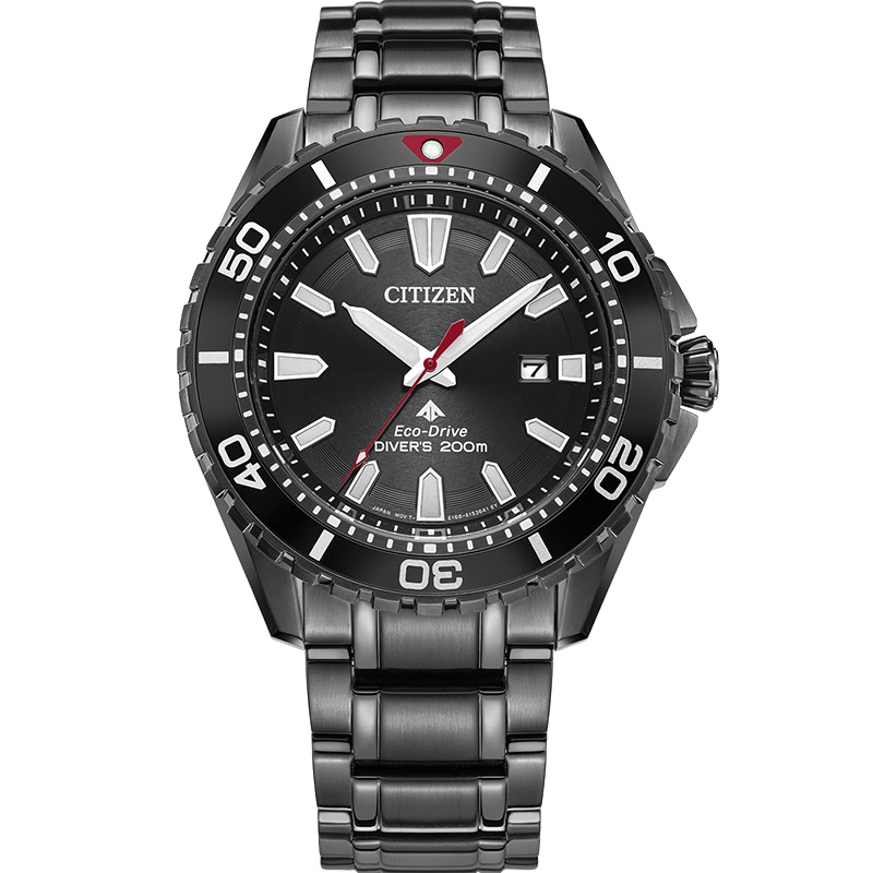 西铁城(CITIZEN)手表男士日韩品牌光动能200米潜水防水运动休闲男表BN0195-54E