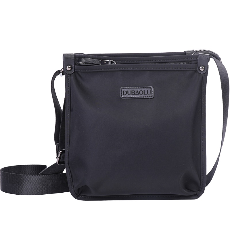 都宝路 2020新款商务公文包包男士竖款休闲单肩斜挎男包潮帆布