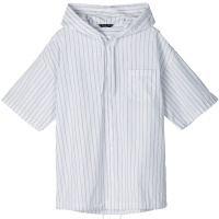 2017新款春季青少年休闲纯色衬衣韩版修身打底衬衫