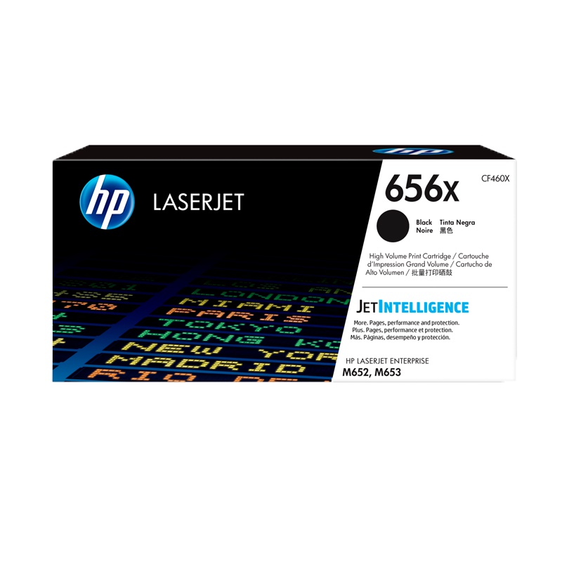 惠普 656X 硒鼓(CF460X) 27000 页 黑色 (适用 M652/653系列机型) (支)