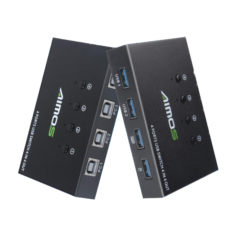 艾迈视 打印机共享器按键切换