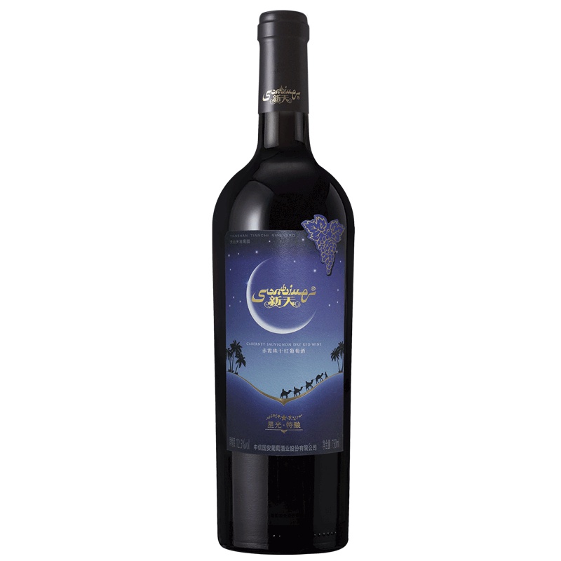 新天(SUNTIME)红酒新疆产区星光特酿赤霞珠干红葡萄酒750ml单支