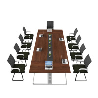 会议桌长桌简约现代洽谈创意桌长方形职员办公桌大型培训桌椅