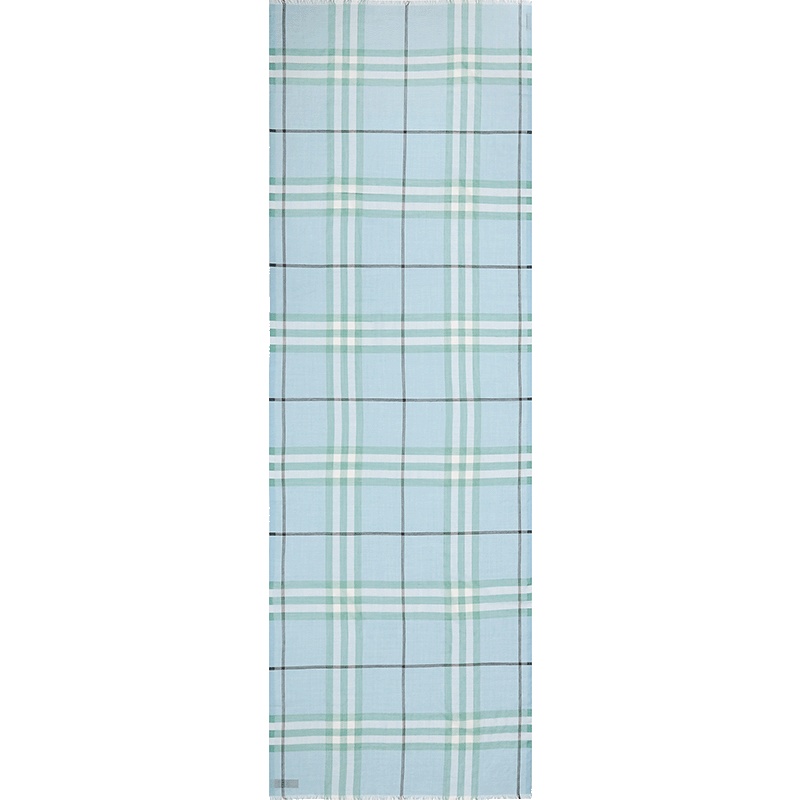 BURBERRY 博柏利 女款格纹羊毛/丝围巾丝巾 80045251