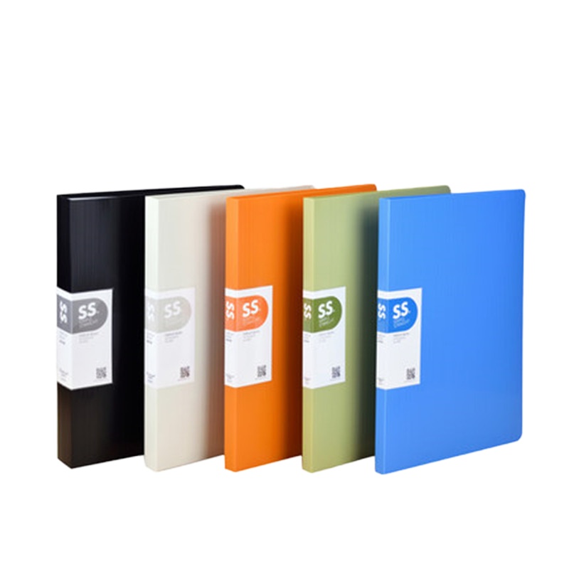 百利文资料册60页A4彩色奖状收集册文件夹多层透明插页袋2803