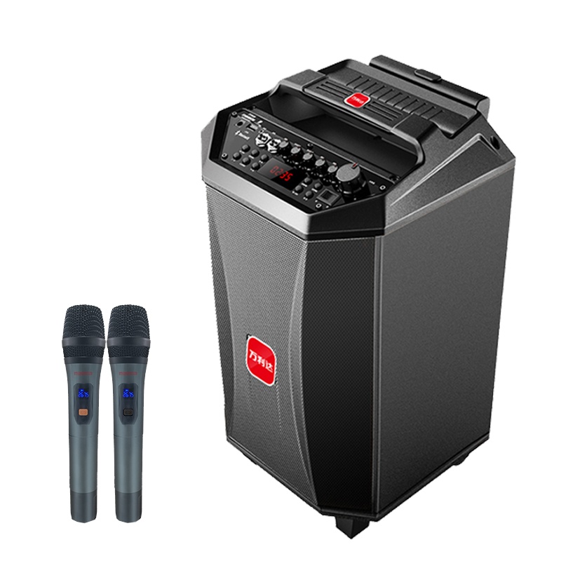 万利达(malata)S8 户外拉杆音响 8英寸户外移动音箱 无线蓝牙便携式低音炮广场舞音响 伴唱消原音带麦克风