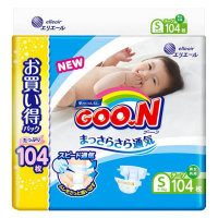 大王 GOO.N 小号婴儿纸尿裤S号 S104片 (4-8kg )