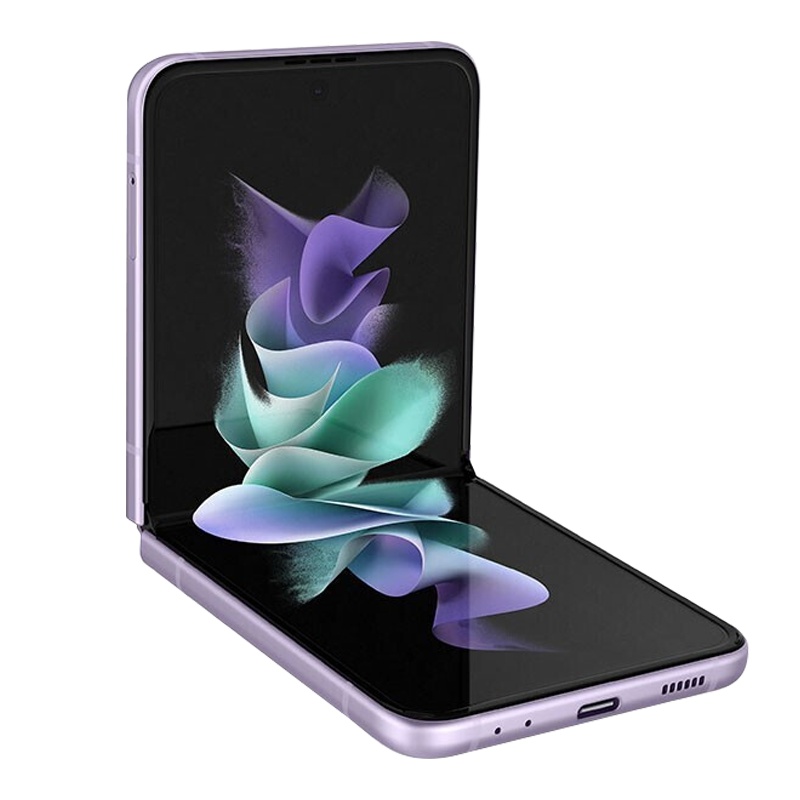三星 SAMSUNG Galaxy Z Flip3 5G(SM-F7110)折叠屏手机 联通电信5G 8GB+256GB 梦境极光紫 韩版