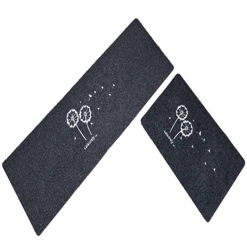 艾洛苏 厨房地垫进门脚垫子吸水吸油防滑垫满铺防水防油耐脏家用门垫可剪裁长条地毯