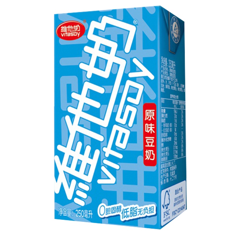 维他(Vita)植物豆奶 原味250ml*12盒