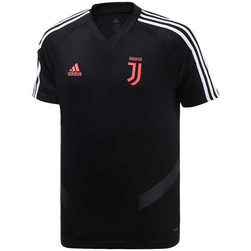 阿迪达斯男服短袖T恤尤文图斯训练足球服装DX9127