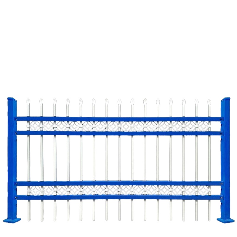 规格【1.5米高 10米宽 宽度定制备注】欧式别墅工地防护隔离围栏锌钢护栏学校庭院铁艺围墙护栏