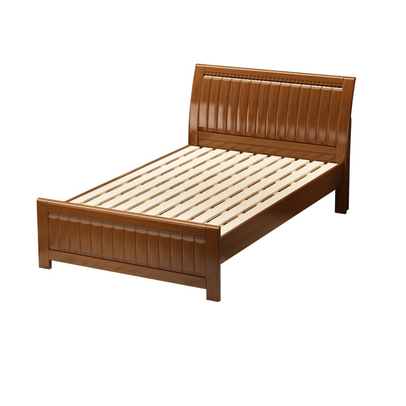 富和美(BNF)床实木床办公接待床实木床 1800*2000+1.8米配套床垫