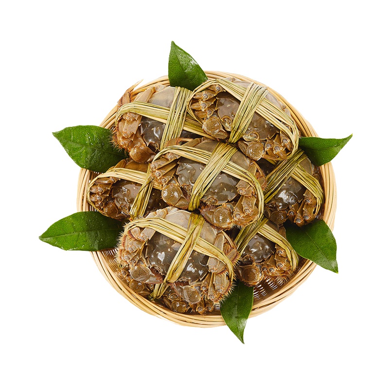 [鲜活螃蟹]东山大蟹 太湖大闸蟹公4.5两 母3.0两 4对