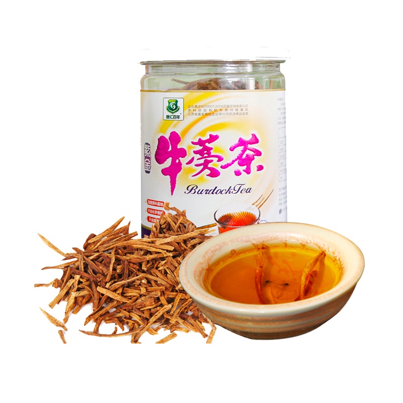 [中华特色]丰县馆 买3送1紫金牛蒡茶康汇百年新鲜牛膀特产PET罐装丝状150g牛旁茶 华东