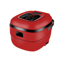 家實(JIA Shi) 迷你电饭煲2.5L升智能预约多功能家用电饭锅小型家用微电脑式底盘加热不粘锅不溢锅红色