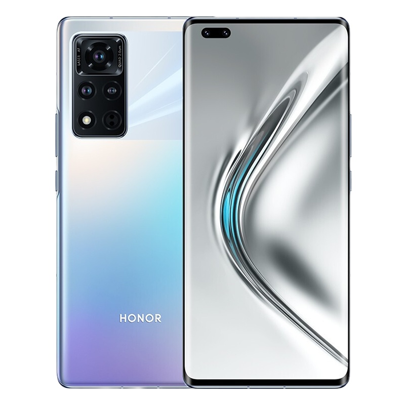 荣耀(honor)荣耀V40 5G全网通 8GB+256GB 钛空银 66W超级快充 10亿色视网膜级超感屏 5000万超感光影像 移动联通电信5G 双卡双待 荣耀v40手机5g