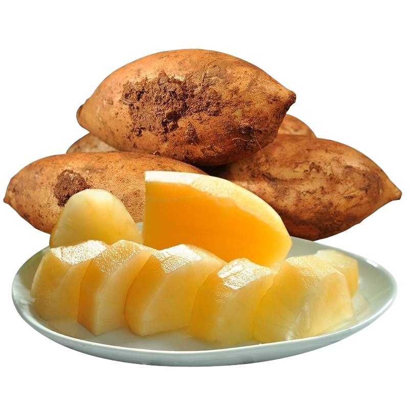 冠町 云南天山雪莲果新鲜现挖水果3斤装 苏宁直采