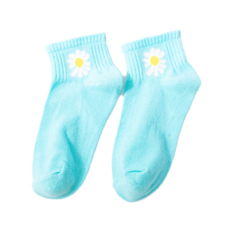 袜子女短袜浅口夏天薄款女士短筒可爱日系网红ins潮小熊船袜女月