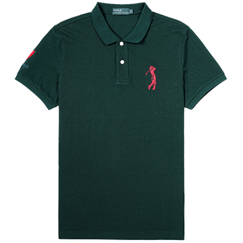 GOLF/高尔夫翻领多款色休闲男士经典T恤纯色polo衫男保罗衫