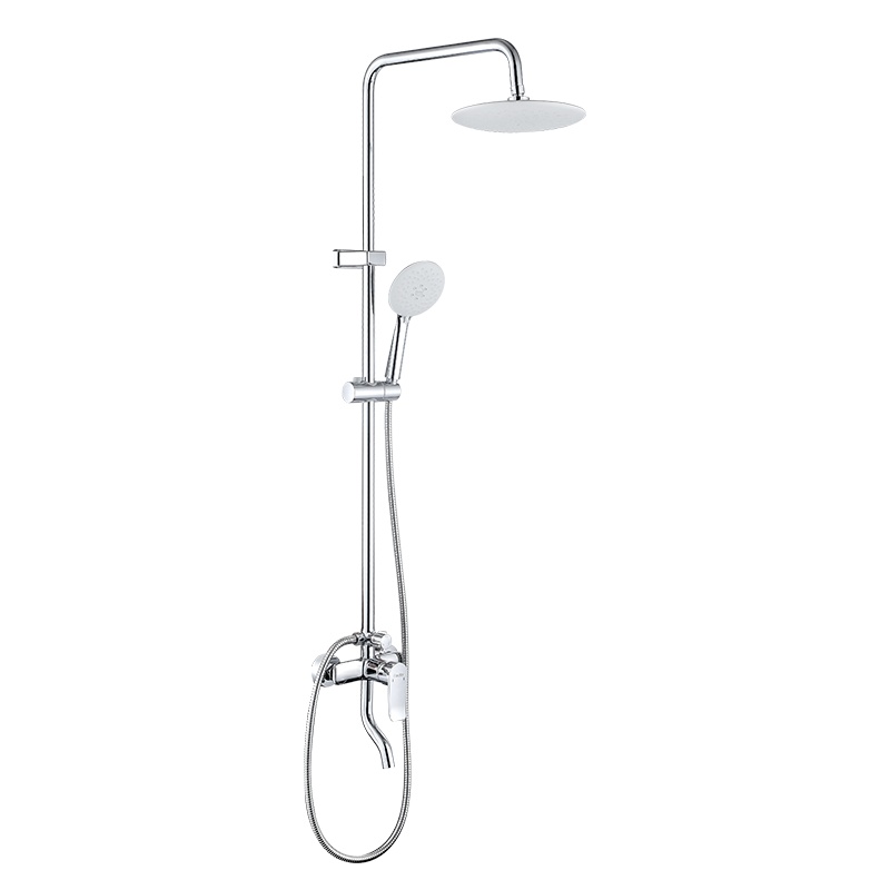 法迪欧(Fardior ) 增压淋浴花洒套装 全铜淋雨花洒龙头 花洒喷头 四功能明杆花洒