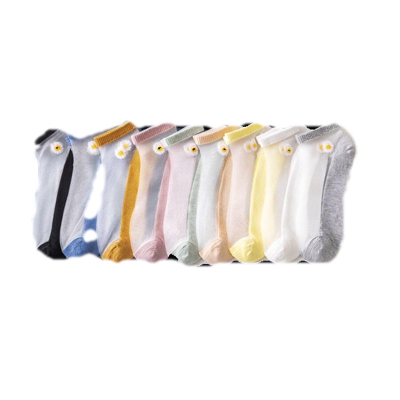 袜子女韩版短袜浅口夏季薄款船袜日系玻璃丝袜ins潮袜网红隐形袜
