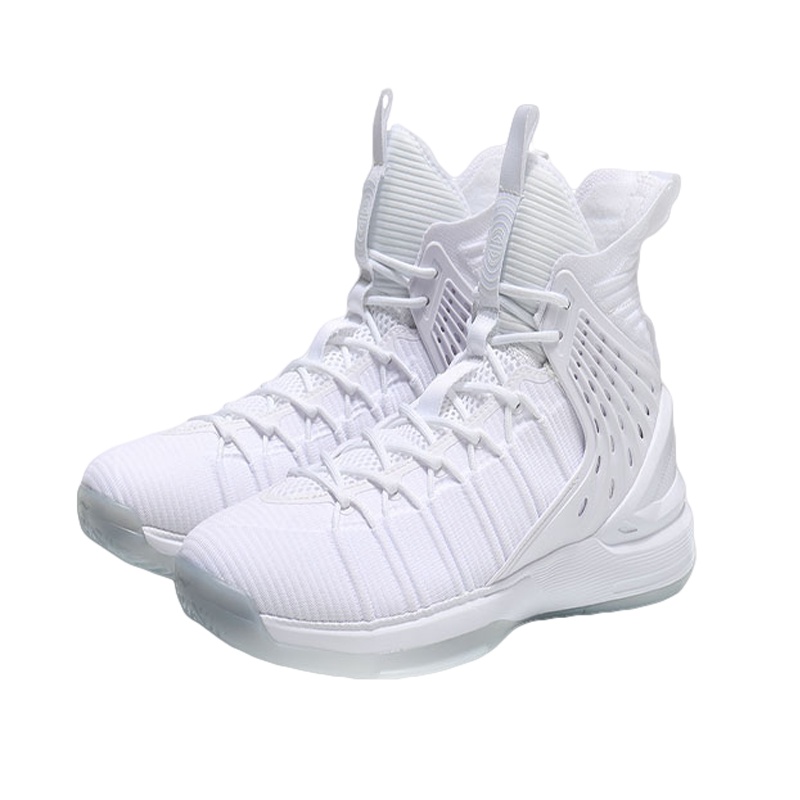 李宁 溯系列文武双全凤舞 男款篮球鞋ABAN075耐磨小白鞋