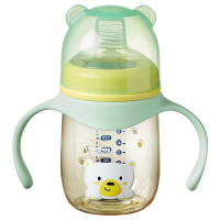 汤美星巧星婴儿水杯 儿童水壶 防摔 成长奶嘴杯 PPSU鸭嘴杯 学饮杯180ml含1个奶嘴