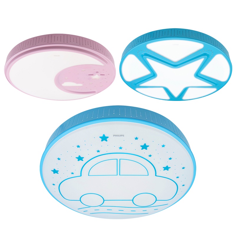 飞利浦 (PHILIPS)吸顶灯儿童房卧室书房创意童趣卡通简约温馨可爱LED吸顶灯 童绘