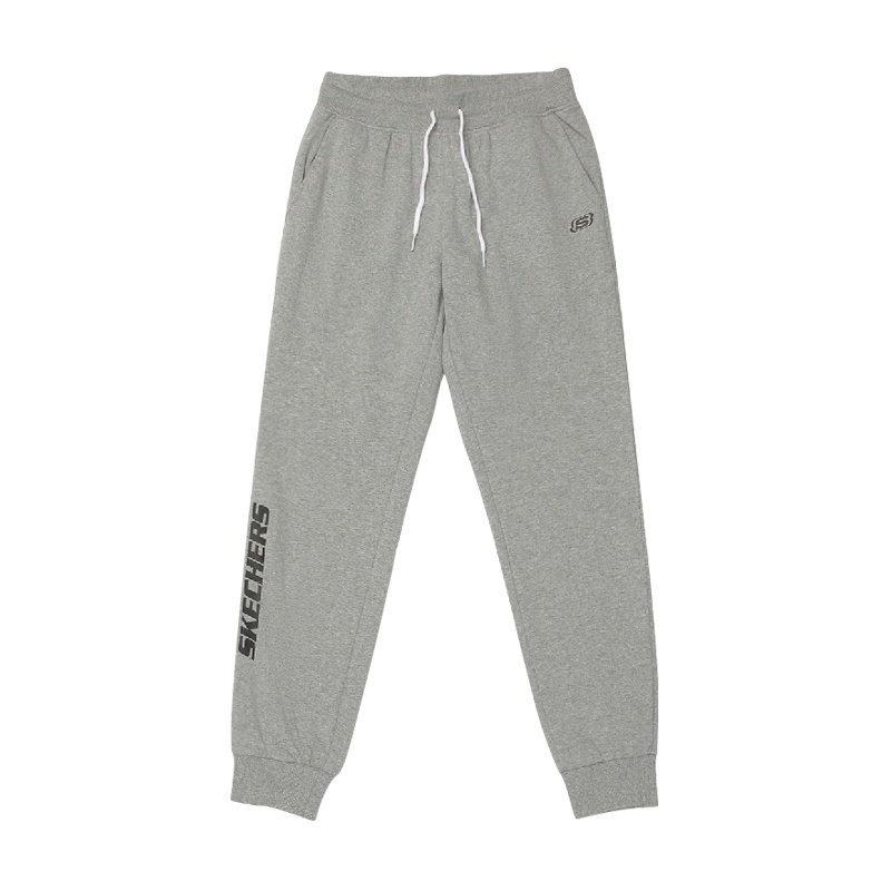 SKECHERS斯凯奇女款时尚休闲logo运动裤休闲针织裤SMLC219W038
