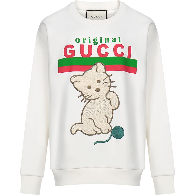 GUCCI 古驰 女士 棉质圆领长袖卫衣运动衫 617964 XJCRU