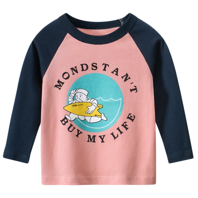 童装秋款2020 韩版儿童长袖t恤女童纯棉打底衫源头元氣小猴STRONG MONKEY