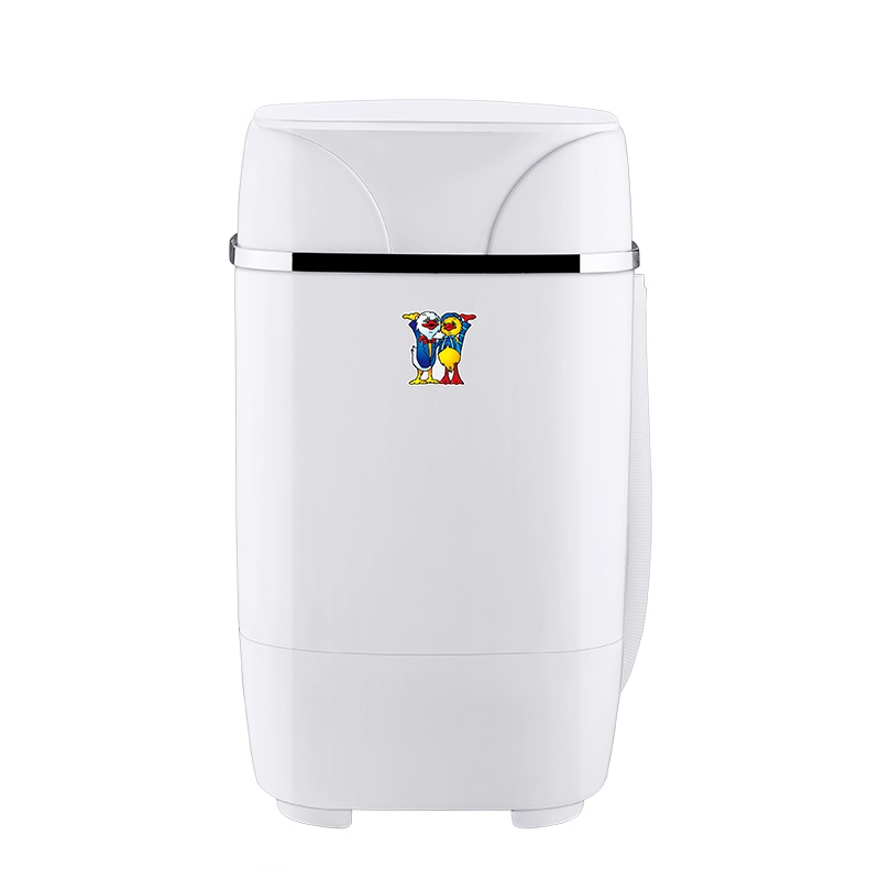 小鸭牌(Little Duck) XPB35-1708 3.5公斤迷你洗衣机半自动单桶母婴儿童小洗衣机 喷淋款 珍珠白