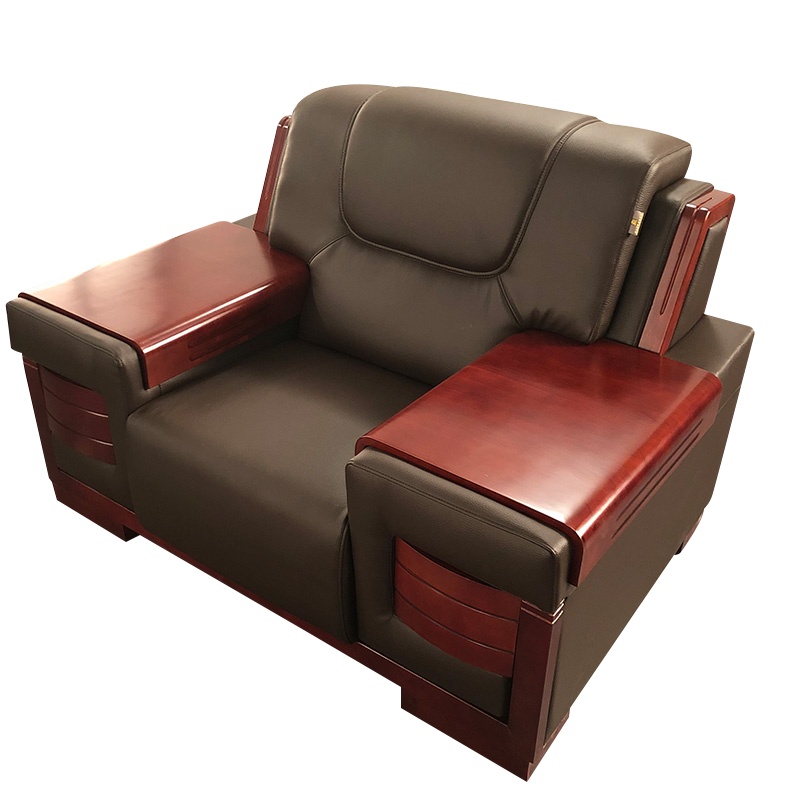 办公沙发 现代中式 商务会客沙发 办公室沙发 茶几组合