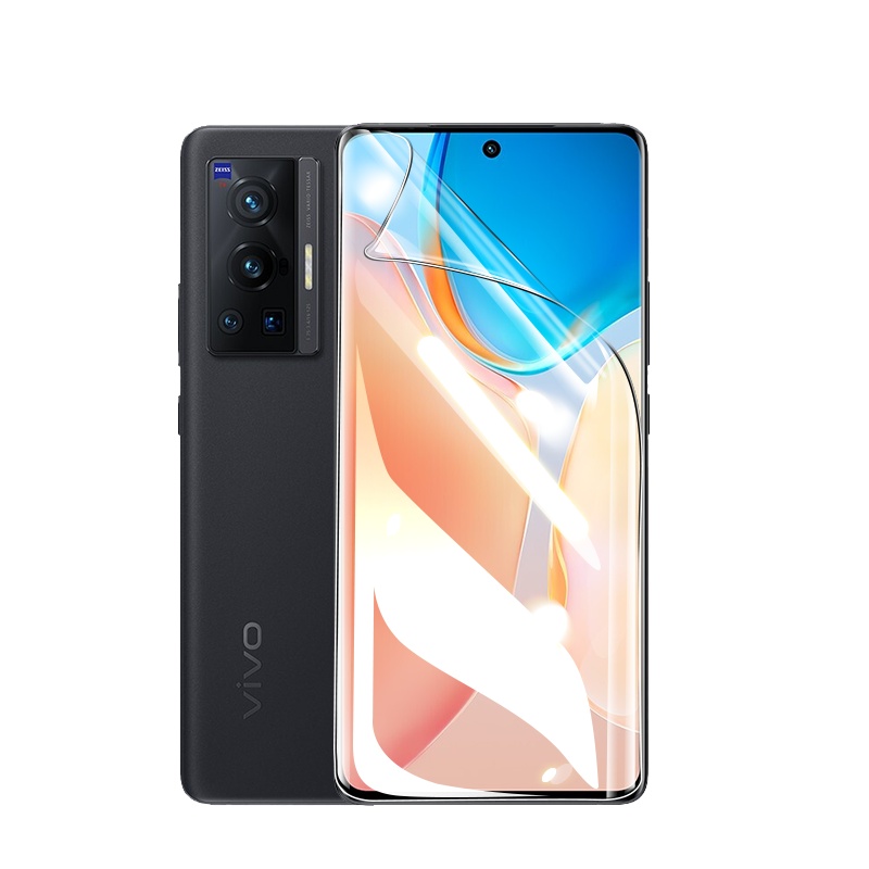 [贴坏包赔-两片装]vivox70pro水凝膜pro+手机贴膜软膜全屏覆盖曲面保护高清透明前膜-送贴膜神器escase