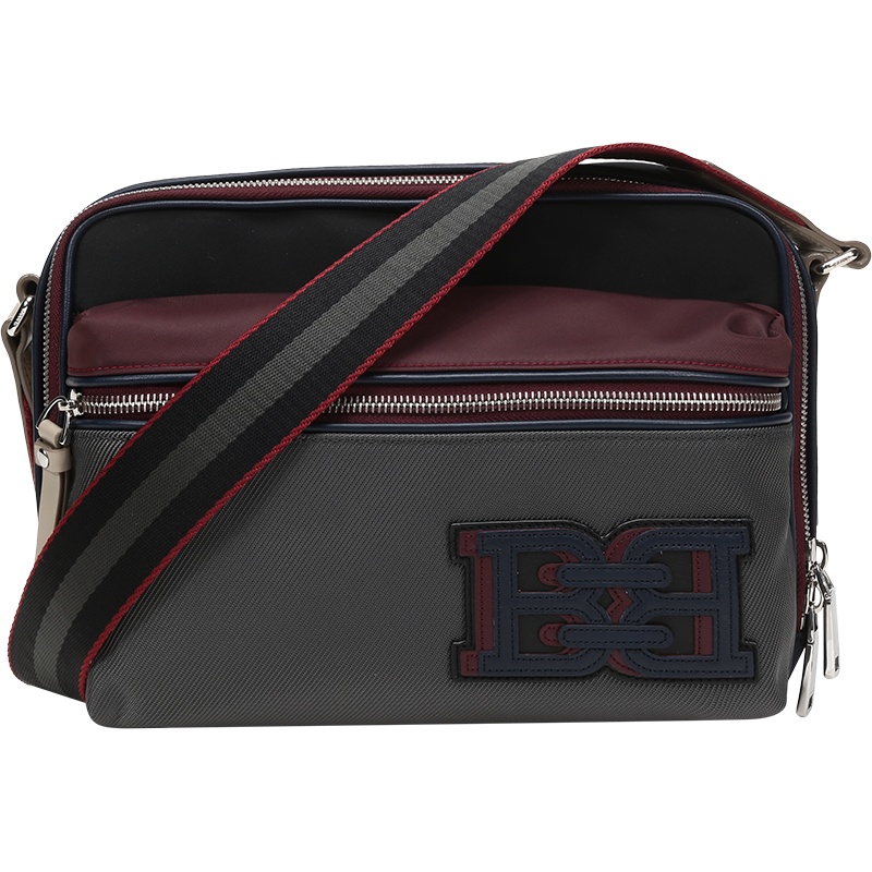 BALLY 巴利 男士 织物单肩斜挎包 FIJI NMC