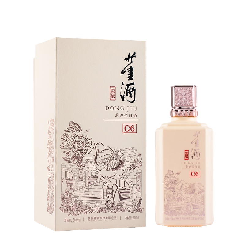 董酒窖藏C6 50度500ml董香兼酱香 兼香型白酒