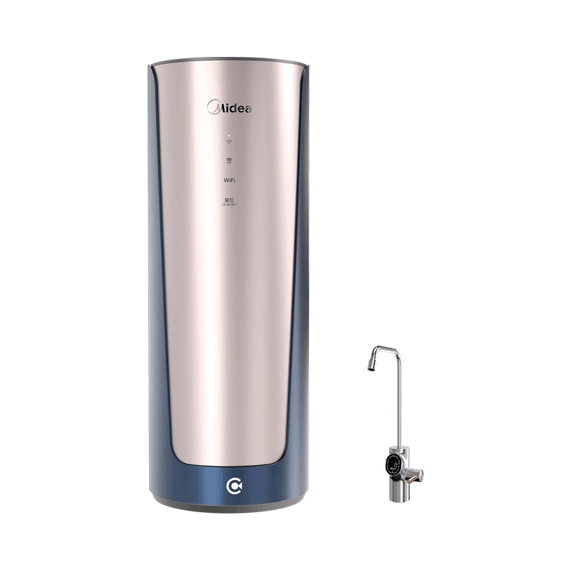 美的(Midea)厨下式家用直饮阿尔法净水器600G 智能数显水龙头 去病菌 净水机 纯水机 MRO1890-600G