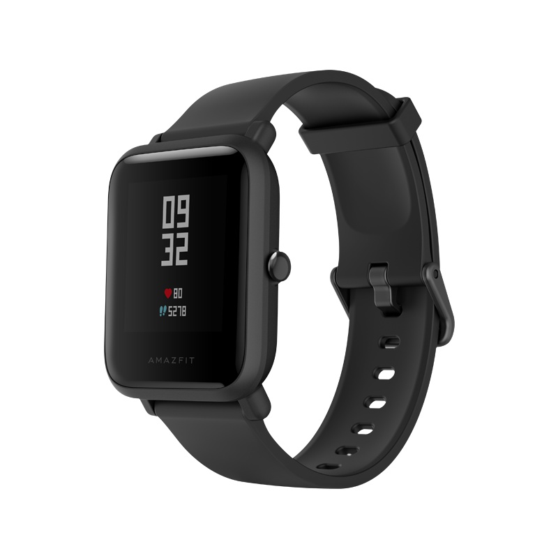 华米Amazfit 米动手表青春版Lite 曜石黑 续航45天 扫码支付 心率监测 32g无感佩戴