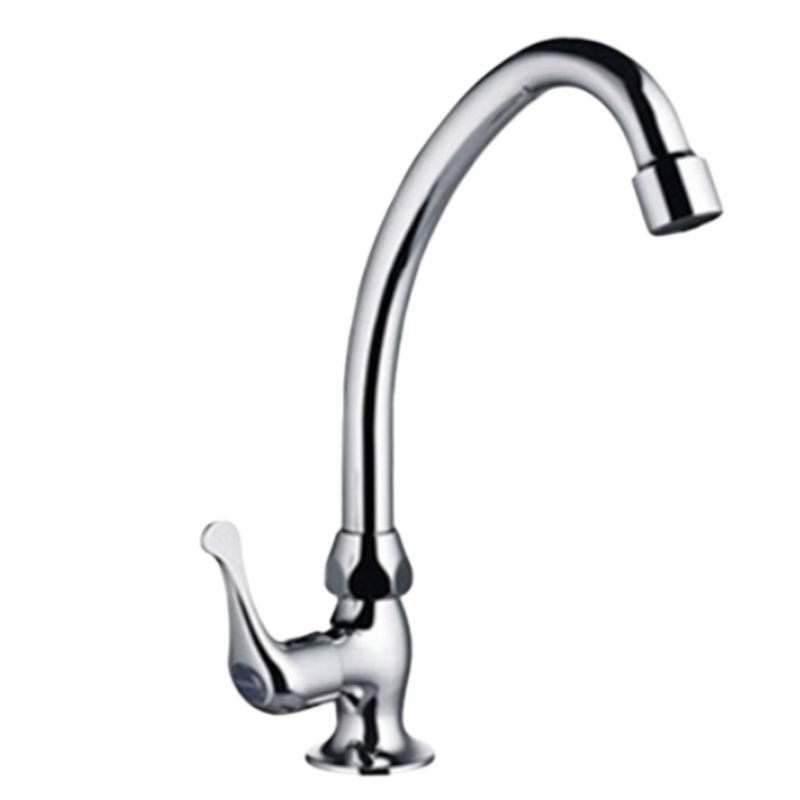 水龙头 全铜单冷水龙头4分单孔洗菜盆立式可转动