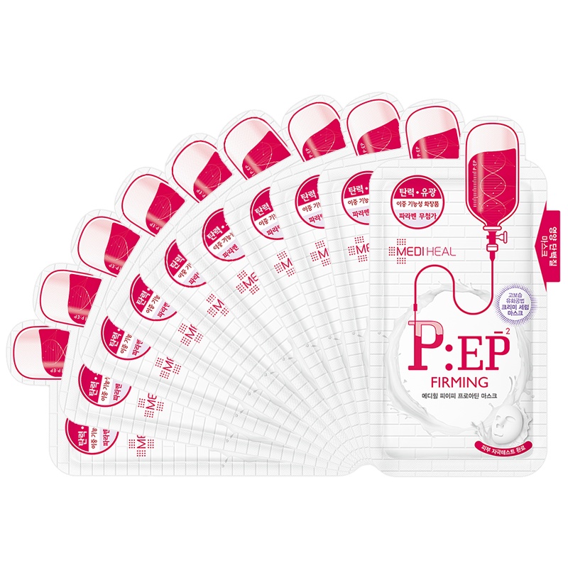 Mediheal 美迪惠尔 P:EP弹力蛋白保湿 面膜 10片/盒 弹力润泽 可莱丝面膜