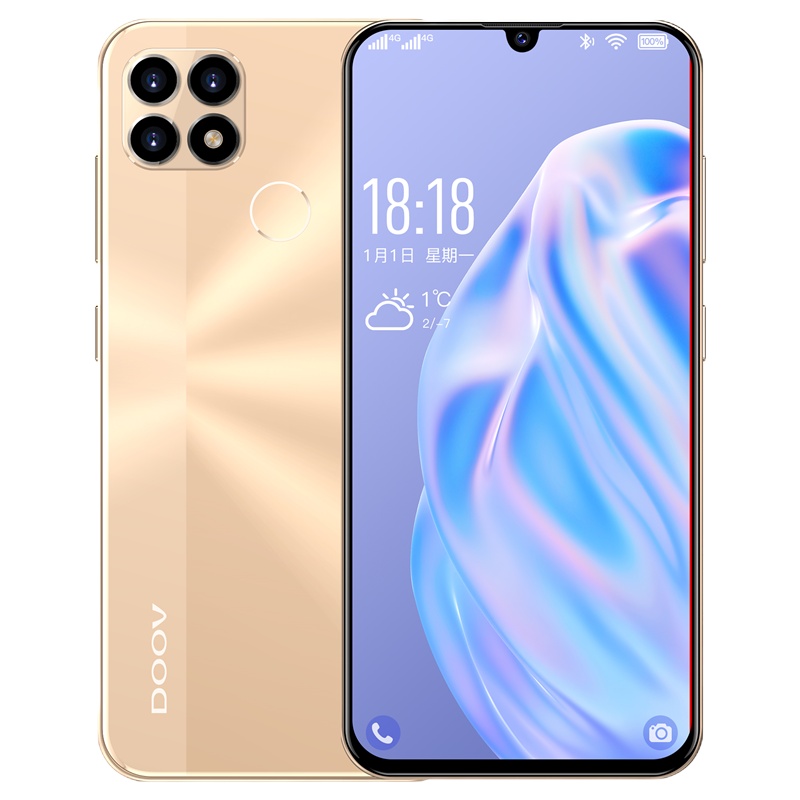 朵唯 M12 Pro Max 智能手机 幻彩玻璃机身 水滴全面屏4G全网通游戏拍照超薄老人学生双卡双待