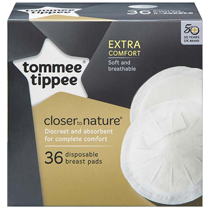 汤美星(Tommee Tippee)00378 一次性防溢乳垫母乳防溢垫轻薄防漏水透气36片装