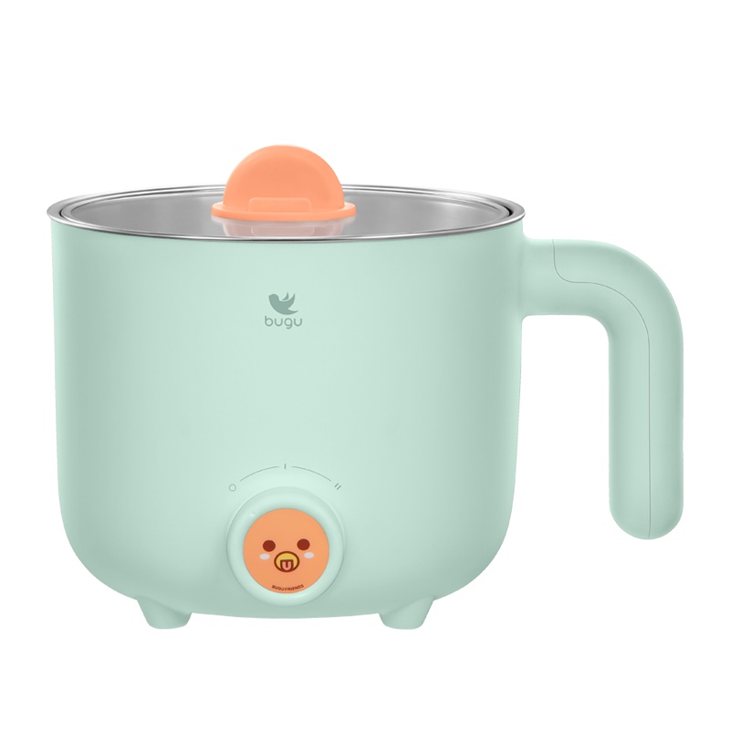 布谷(BUGU)多用途锅多功能电热电煮锅小火锅电热杯宿舍小锅煮面泡面锅小煮锅不锈钢 BG-SP22